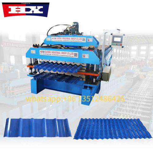 Double layer roll forming machine