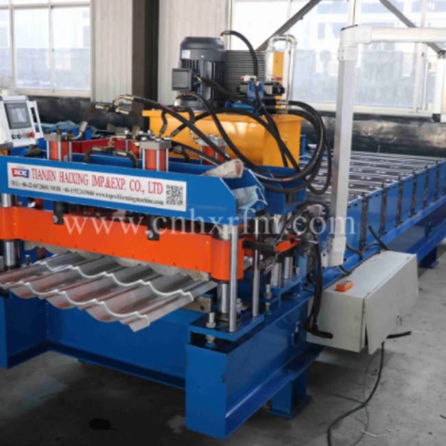 glazed single layer roof roll forming machine