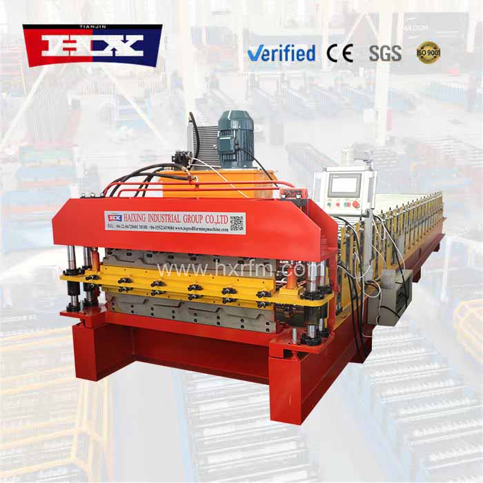 Conformadora de chapa manual trapezoidal doble capa