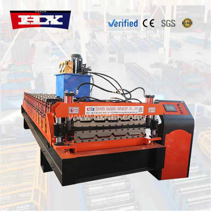 Conformadora de chapa de doble capa trapezoidal TR5 y TR6