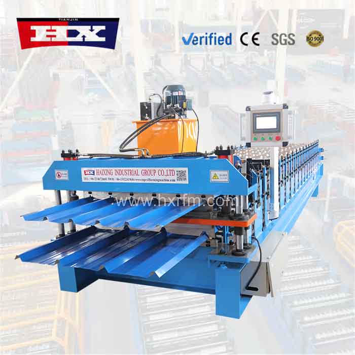 Maquina conformadora de chapa de doble capa trapezoidal