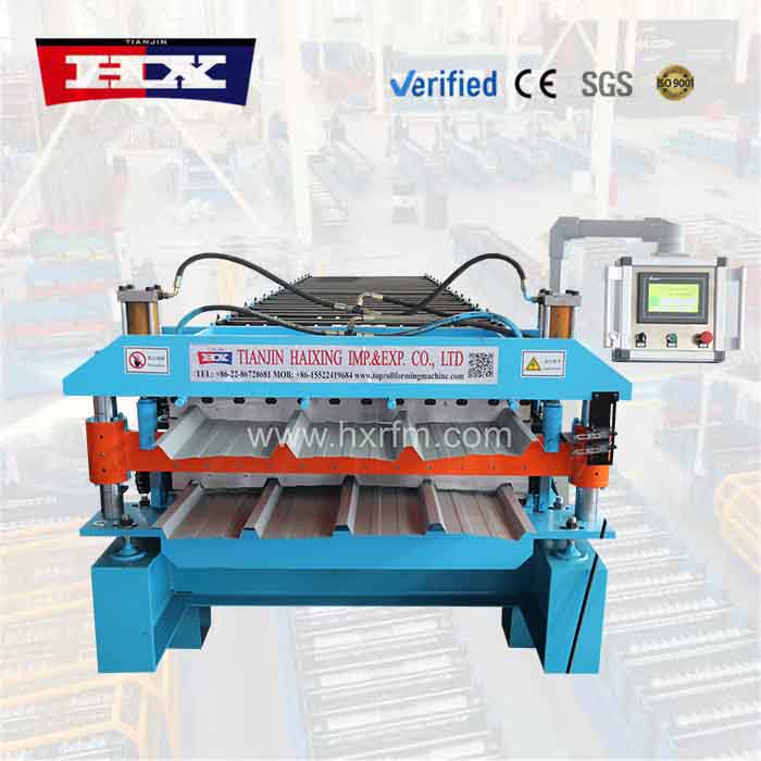 Maquina conformadora de chapa trapezoidal doble capa