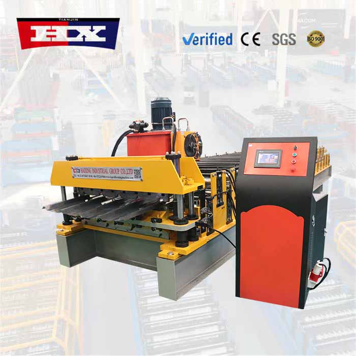 Maquina conformadora de chapas trapezoidal TR4 y TR5 de doble capa