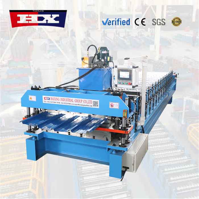 Maquina conformadora de chapa trapezoidal TR4 y TR5 de doble capa