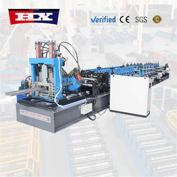 Automatic c purlin roll forming machine