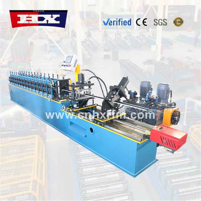 Metal furring machine