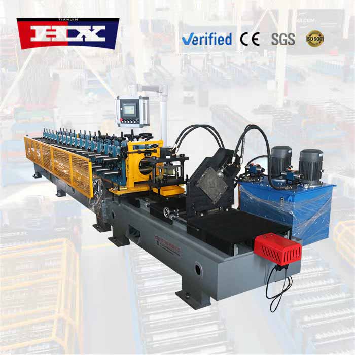 Metal stud and track roll forming machine
