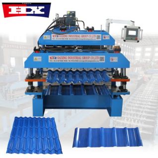 Aluminum profile roll forming machine