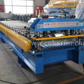 Corrugated roof roll forming machine