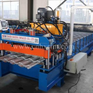 glazed single layer roof roll forming machine
