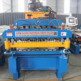 CE Certified Standard Roof Panel Roll Forming Machine for GI PPGI Roof Sheet Production
