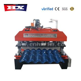 Maquina para hacer tejas metalicas