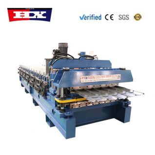 Maquina para fabricar acanaladora de zinc 988 y teja 1000