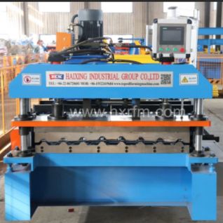 Automatic Aluminium Trapezoidal Roofing Sheet Roll Forming Machine for Metal Roof Panel Production