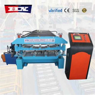 Conformadora de chapa de doble capa trapezoidal TR4 y TR5