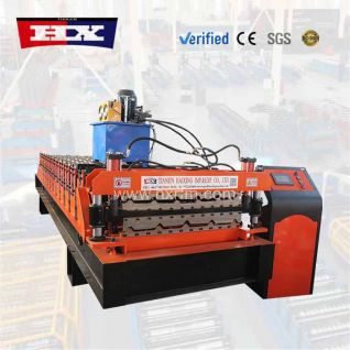Conformadora de chapa de doble capa trapezoidal TR5 y TR6