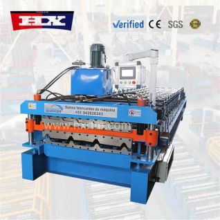 Maquina conformadora de chapa de doble capa trapezoidal TR4 y TR6