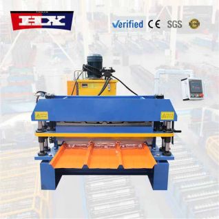 Maquina conformadora de chapas de doble capa trapezoidal TR4 y trapezoidal TR5