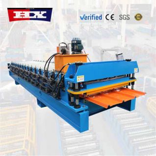 Maquina conformadora de doble chapa trapezoidal TR4 y TR5