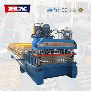 Corrugated roll machine