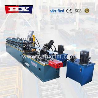 C profile roll forming machine