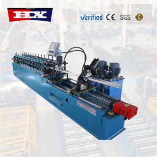 Steel stud making machine