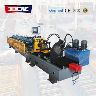 Metal stud and track roll forming machine