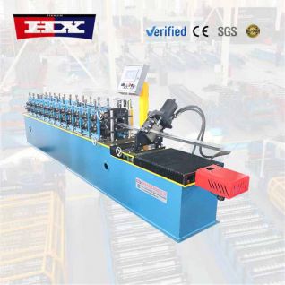 Omega roll forming machine